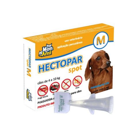 Hectopar Spot M Cães de 4 a 10kg Hectopar Spot M Cães de 4 a 10kg