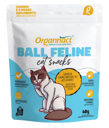 Petisco para Gatos Organnact Ball Feline Cat Snacks 40gr