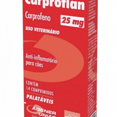 Carproflan 25mg - 14 comprimidos