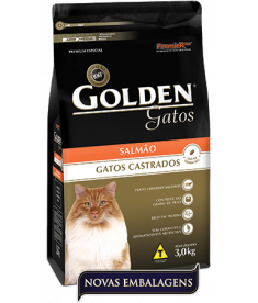 Golden Gatos Castrados Salmão 10kg