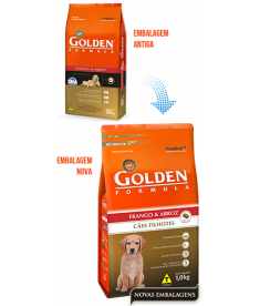 Golden Formula Cães Filhotes Frango e Arroz 15kg