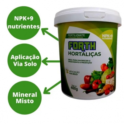 Fertilizante Mineral Misto Forth Hortaliças 400g
