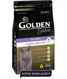 Golden Gatos Adultos Salmão 10kg