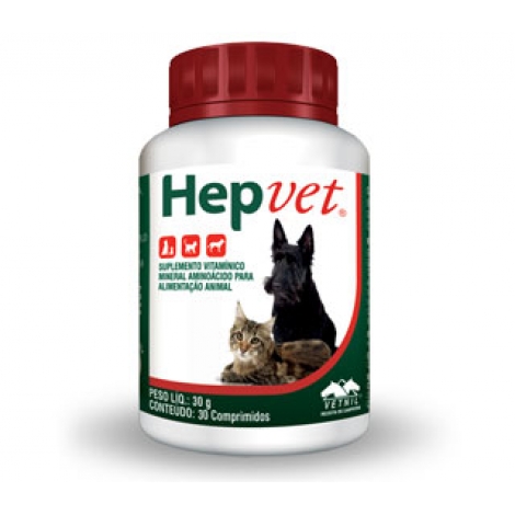 Hepvet 30 comprimidos