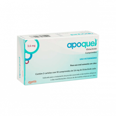 APOQUEL 3,6MG 20 COMPRIMIDOS APOQUEL 3,6MG 20 COMPRIMIDOS