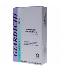 Giardicid 500mg - 10 comprimidos