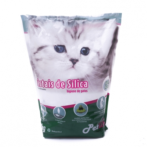 Areia Sílica Gel Pet Like 1,6kg Areia Sílica Gel Pet Like 1,6kg