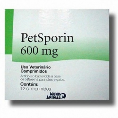 Petsporin 600mg - 12 comprimidos