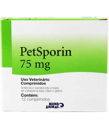Petsporin 75mg 12 comprimidos