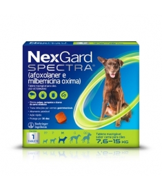 Nexgard Spectra M - 7,6 a 15kg - 1 tablete