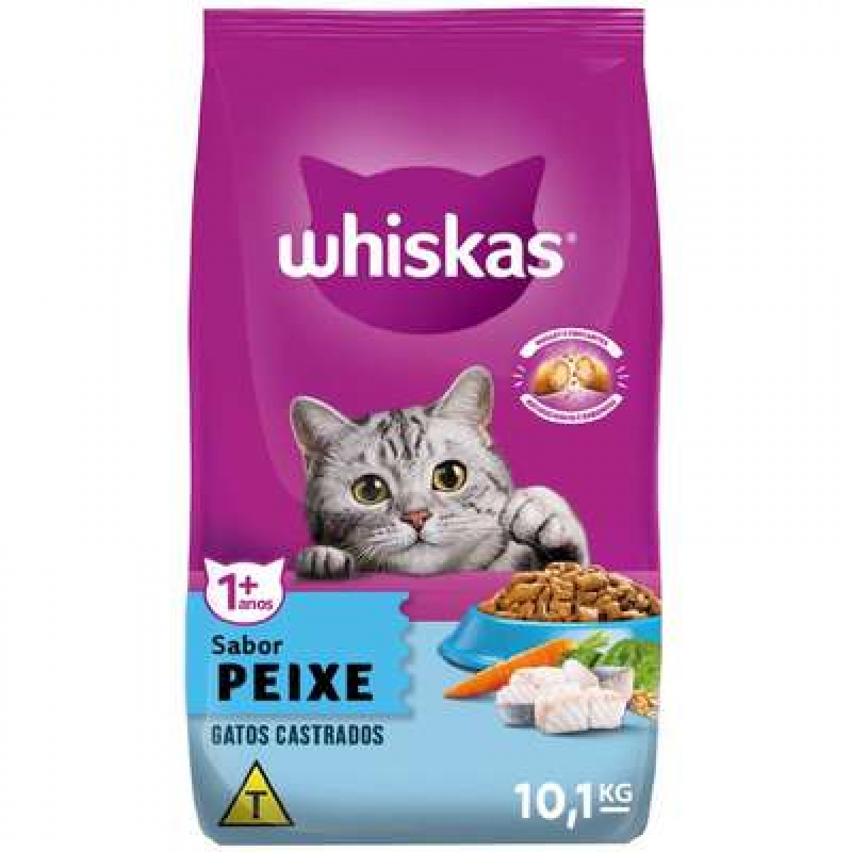 Whiskas Castrados Peixe 10,10kg Neon Pet Shop